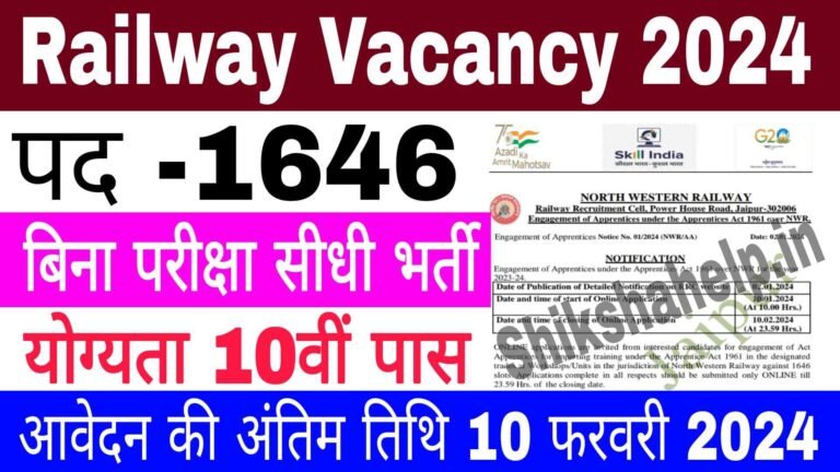 Railway Vacancy